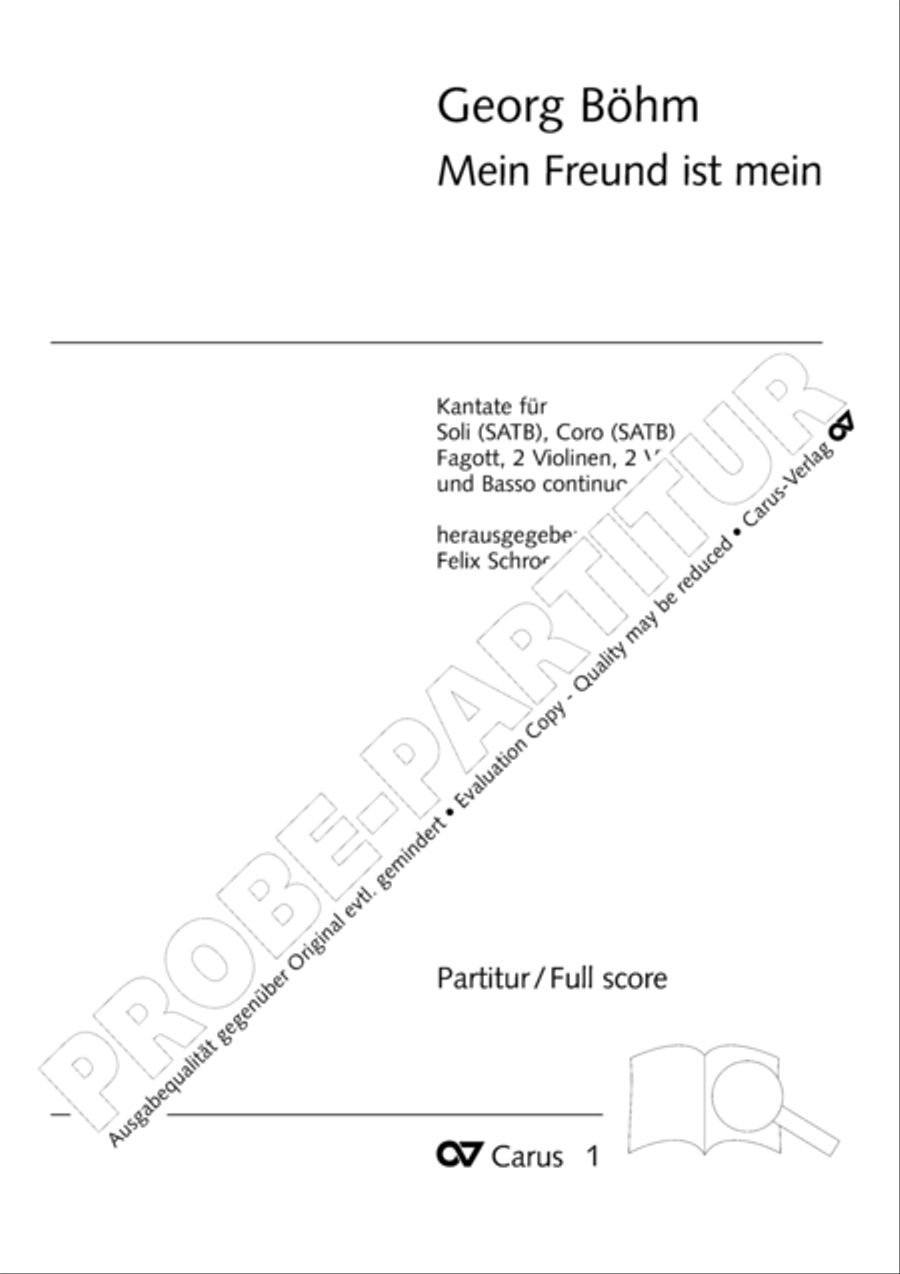 Mein Freund ist mein 4-Part scores gallery preview page 2
