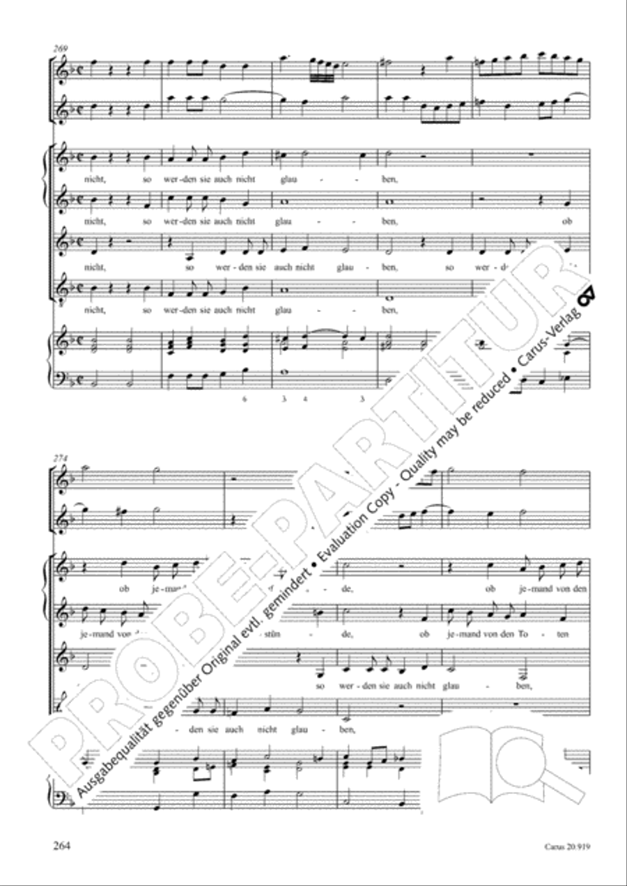 Opera varia I. Works with 1-7 parts (Complete edition, vol. 19) [Werke mit 1-7 obligaten Stimmen] Score scores gallery preview page 321