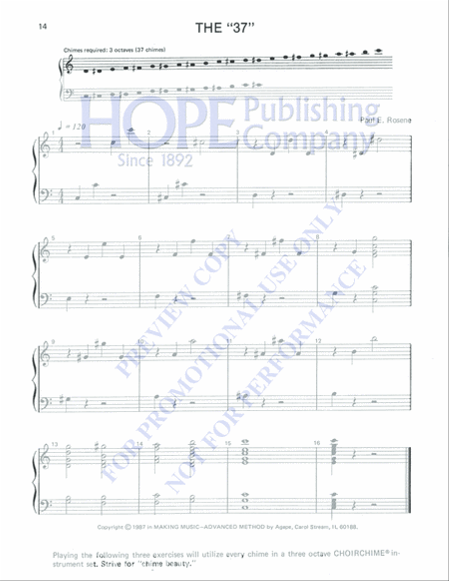 Making Music with Choirchimes 2-Octaves scores gallery preview page 16