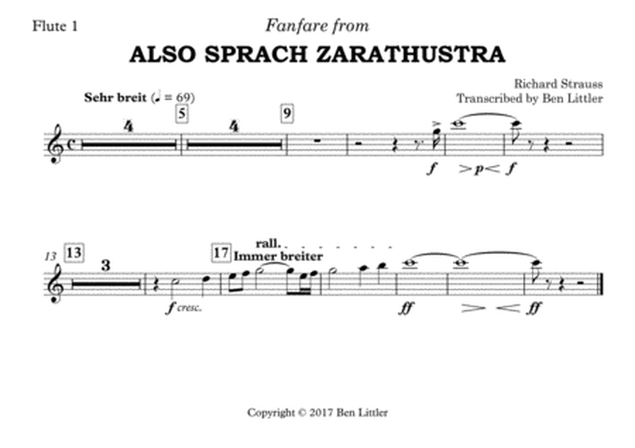 Fanfare from Also Sprach Zarathustra image number null
