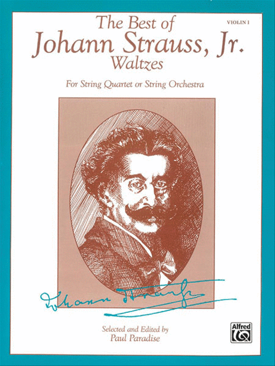 The Best of Johann Strauss, Jr. Waltzes (For String Quartet or String Orchestra) String Quartet scores gallery preview page 1