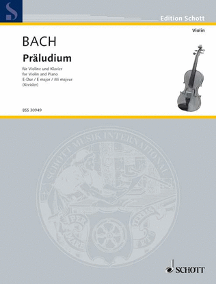 Book cover for Kreisler Mw1 Js Bach Praludium