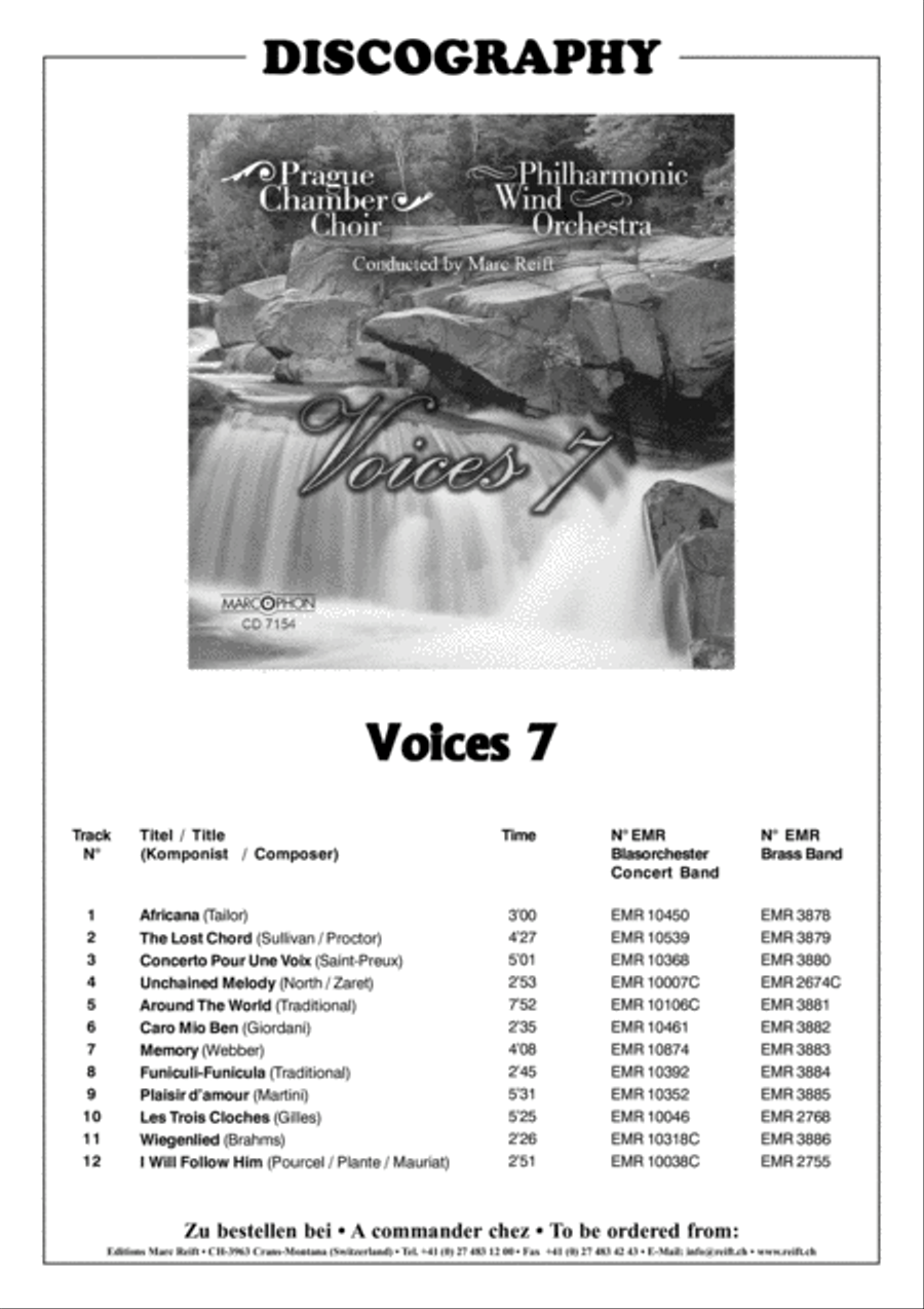 Memory Concert Band scores gallery preview page 3