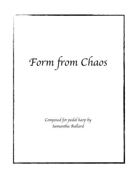 Form From Chaos - Pedal Harp Solo