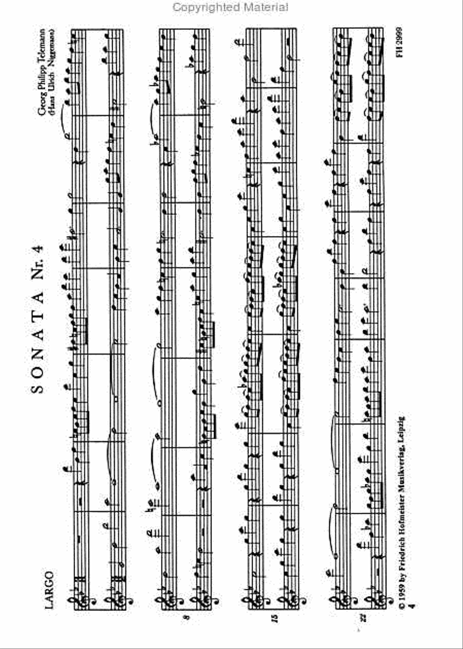 6 Duette (Sonaten) 6 Duette (Sonaten) Alto Recorder scores gallery preview page 2
