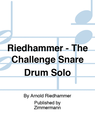 Riedhammer - The Challenge Snare Drum Solo
