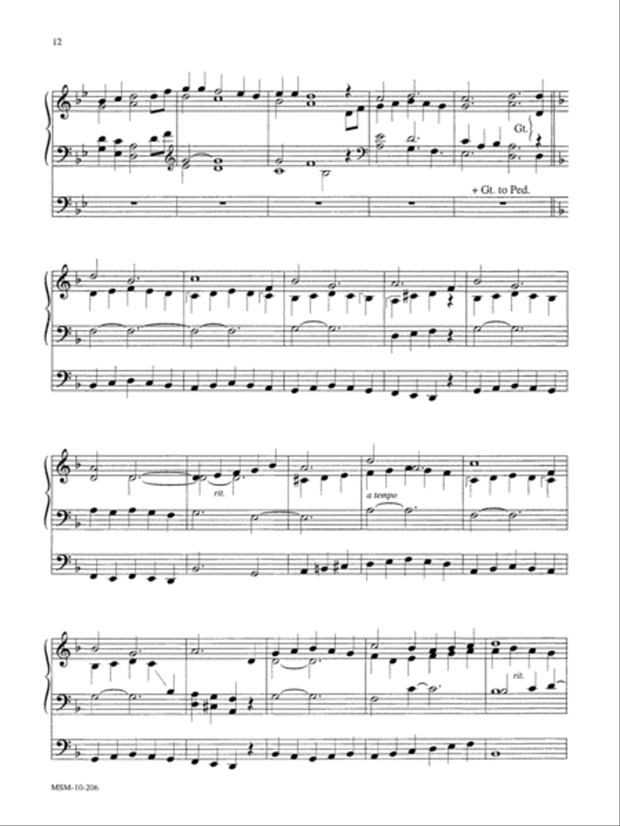 O Chief of Cities, Bethlehem Organ scores gallery preview page 2