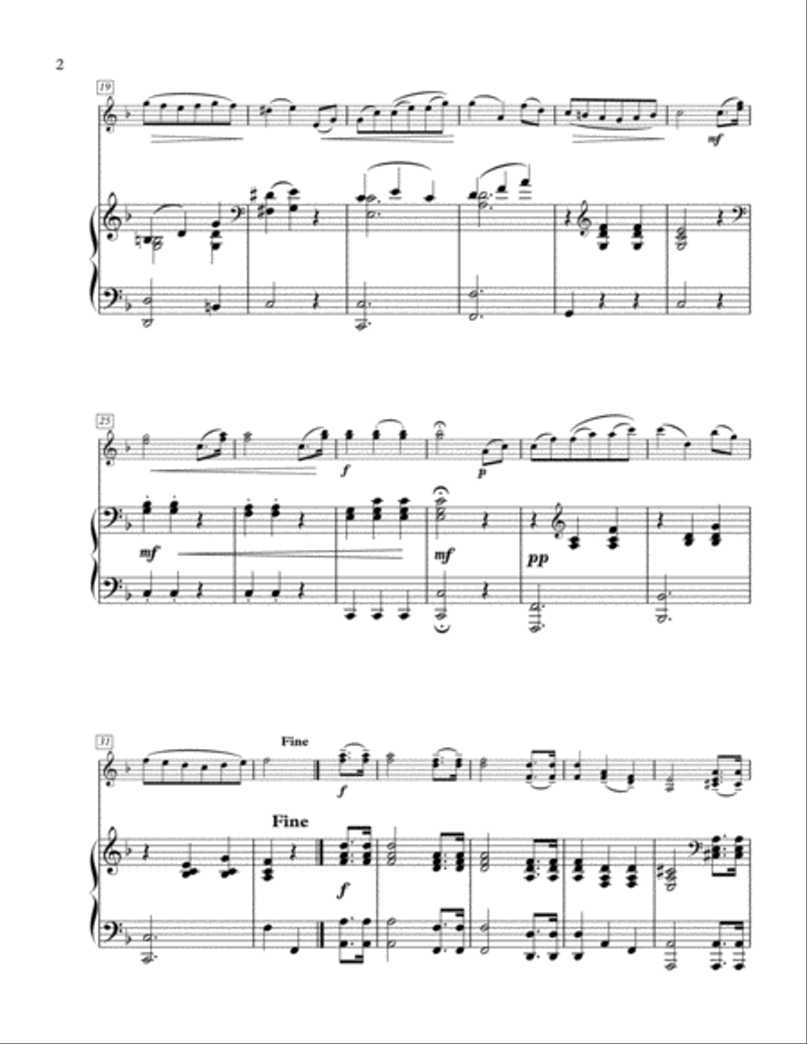 Waltz for Violin and Piano Violin Solo scores gallery preview page 4