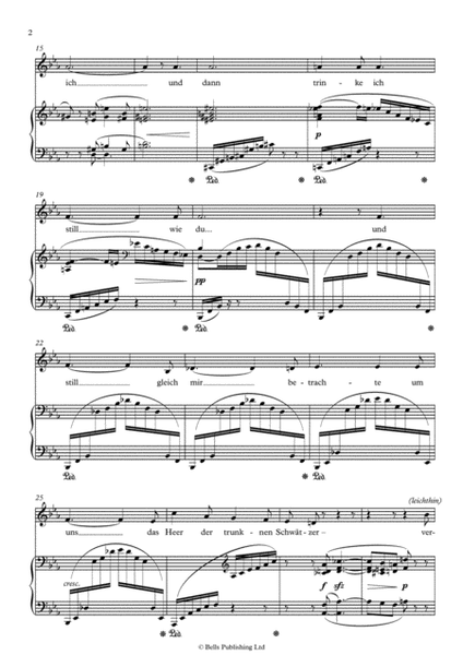 Heimliche Aufforderung, Op. 27 No. 3 (E-flat Major)