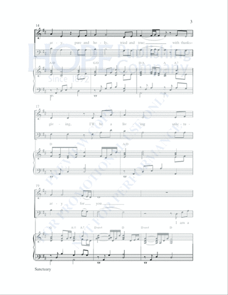 Sanctuary Sanctuary 2-Part scores gallery preview page 4
