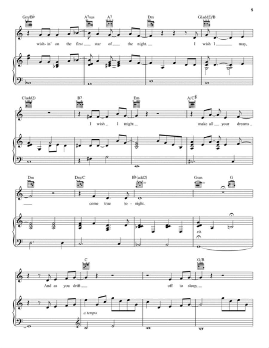 Starbright Piano, Vocal, Guitar scores gallery preview page 5