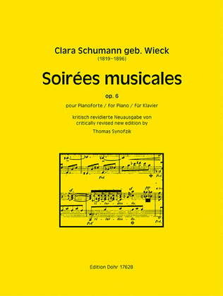 Book cover for Soirées musicales für Klavier op. 6