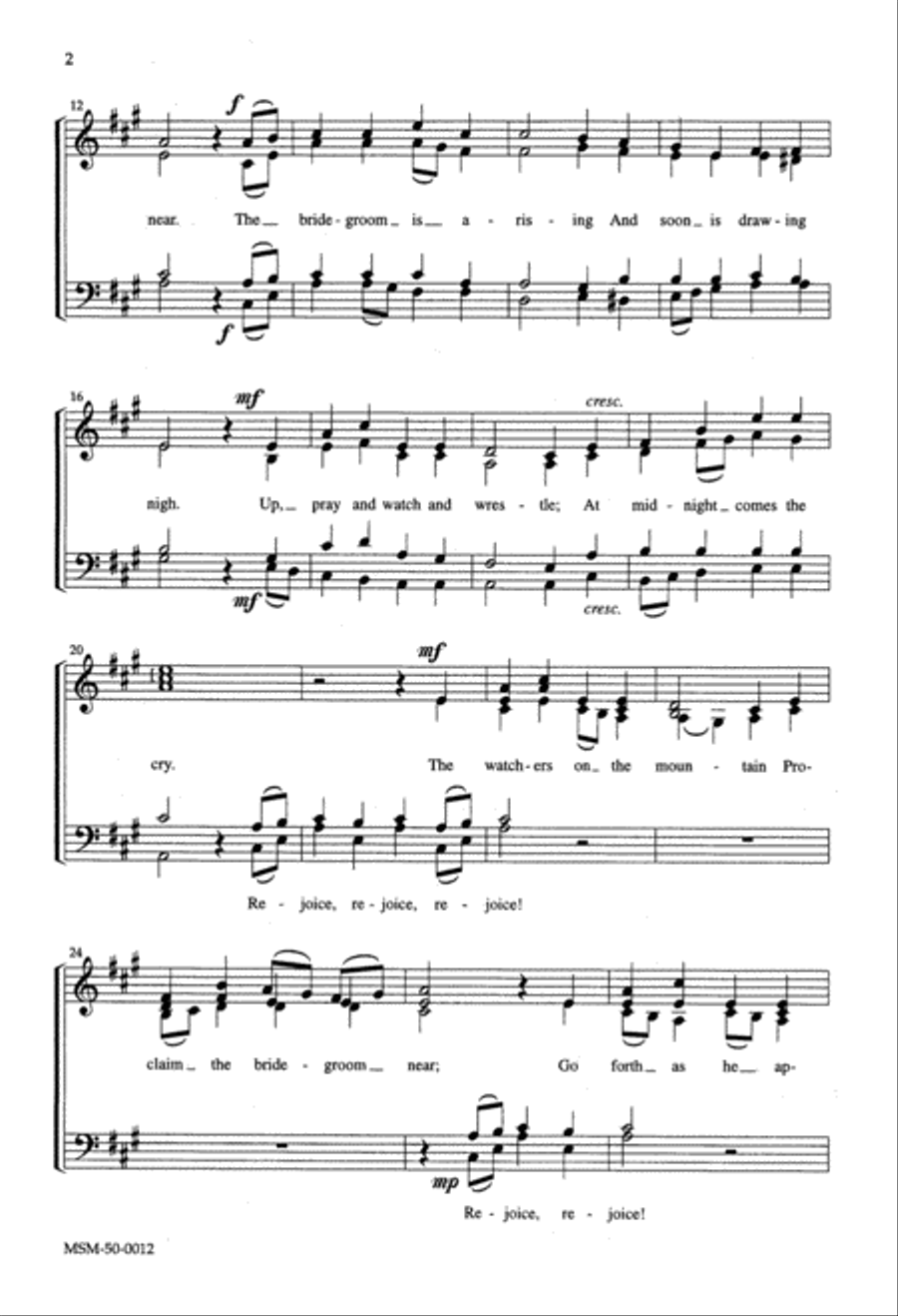 Rejoice, Rejoice, Believers Divisi scores gallery preview page 2