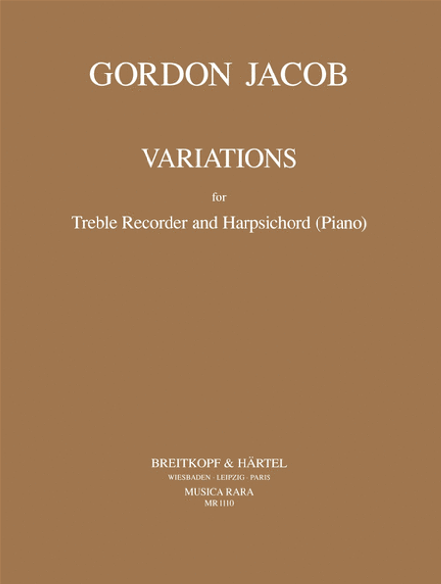 Variations Recorder scores gallery preview page 1