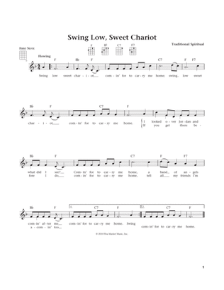 Swing Low, Sweet Chariot (from The Daily Ukulele) (arr. Liz and Jim Beloff)