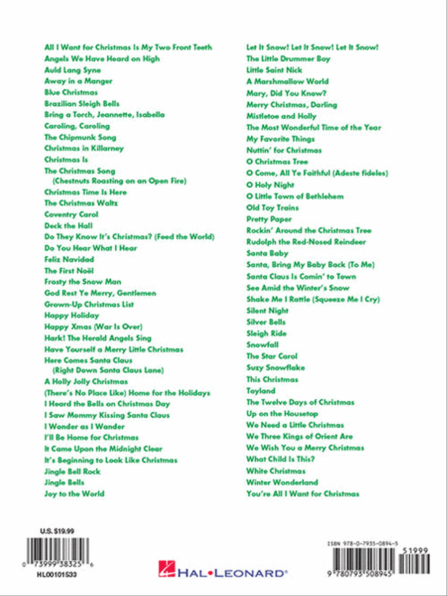 Best Christmas Songs Ever – 5th Edition Voice scores gallery preview page 5