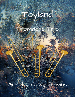 Book cover for Toyland, for Trombone Trio