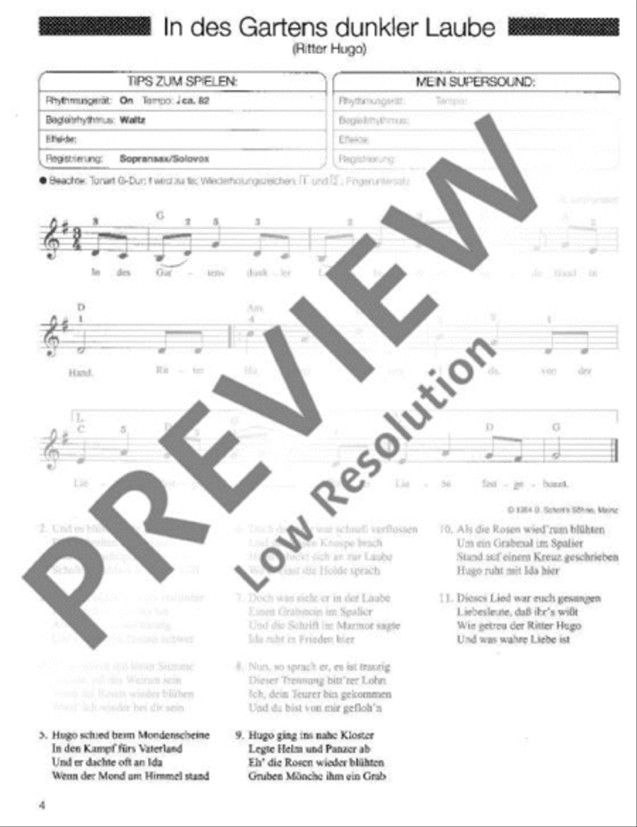 Küchenlieder Piano scores gallery preview page 5