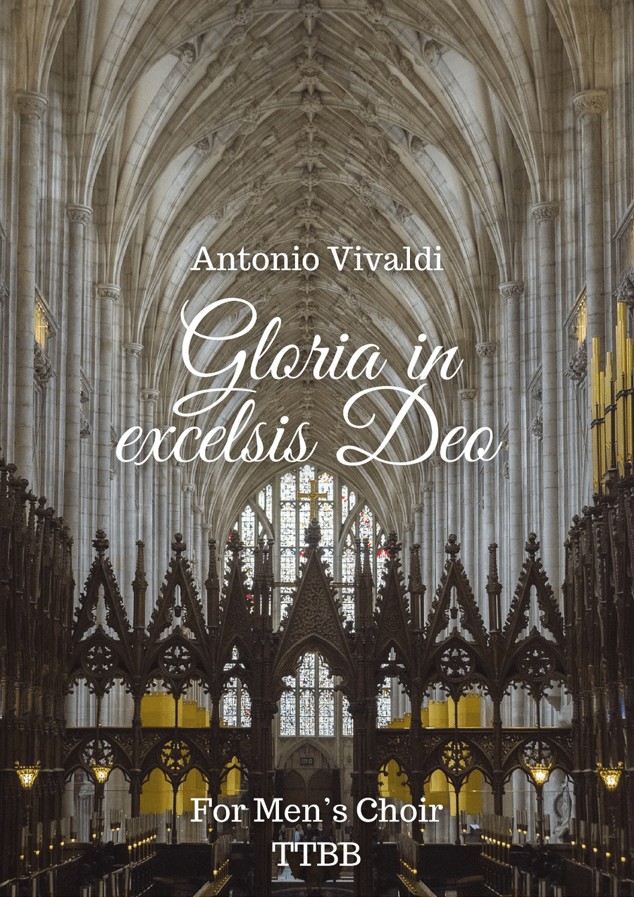 Book cover for Gloria in Excelsis Deo for Men's Choir (TTBB)