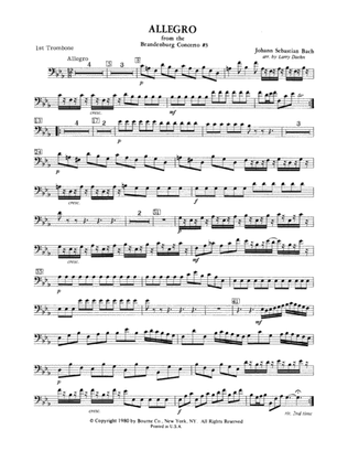 Allegro from Brandenburg Concerto No. 3 - 1st Trombone