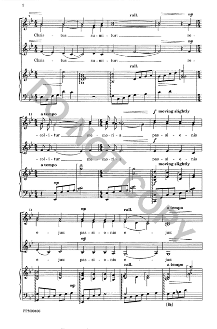 O Sacrum Convivium SSA scores gallery preview page 3