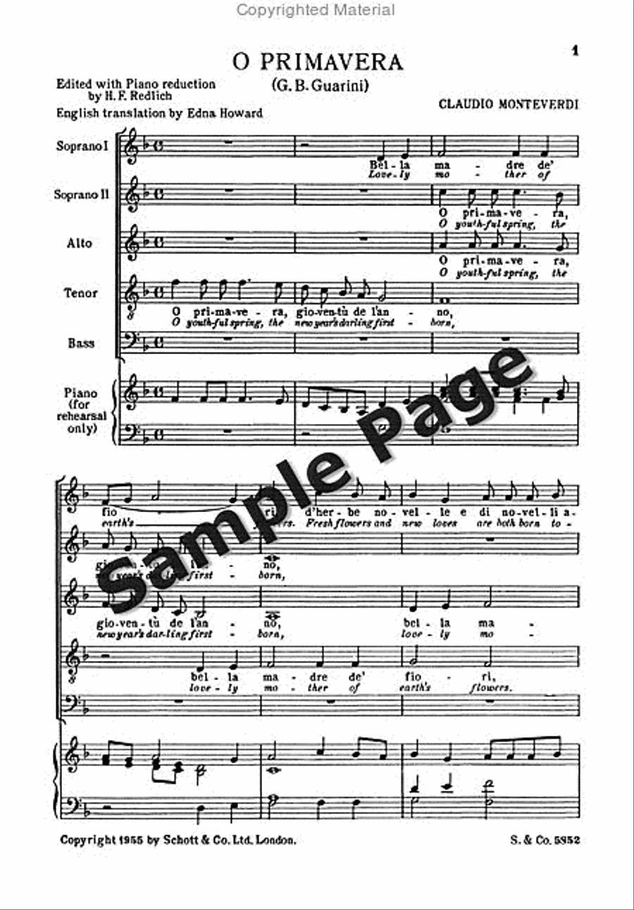 O Primavera O Primavera SSATB scores gallery preview page 4
