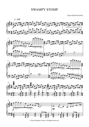 SWAMPY STOMP Piano Solo by Elyssa Hinrichs-Nelson