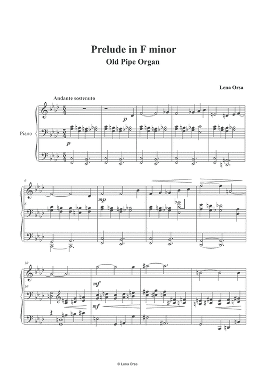 Prelude in F minor 'Old Pipe Organ'