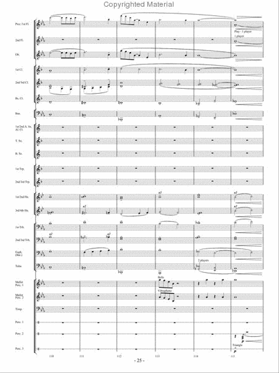 In Pursuit of Troy Concert Band - Sheet Music page 23