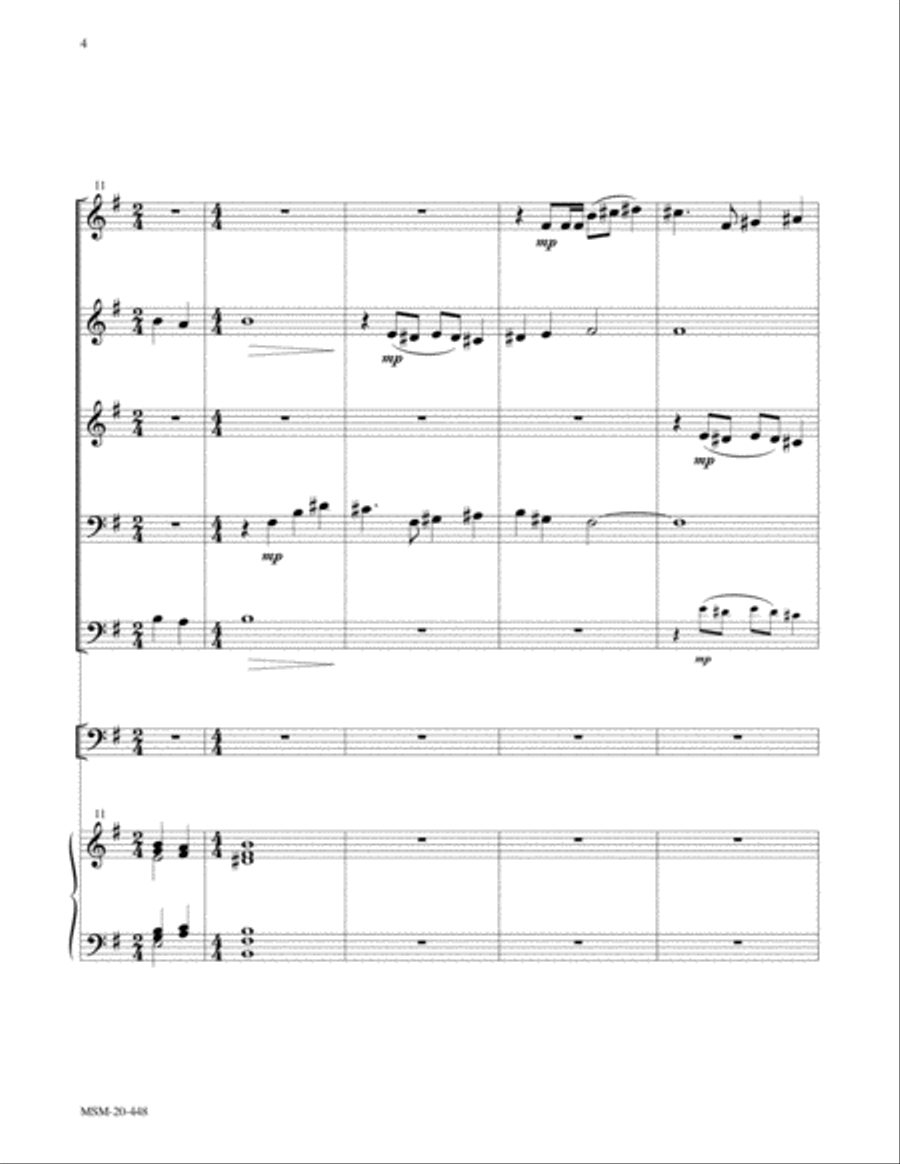 Engelberg Unison Choir scores gallery preview page 3
