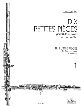Book cover for 10 Petites Pieces Vol.1 (flute & Piano)