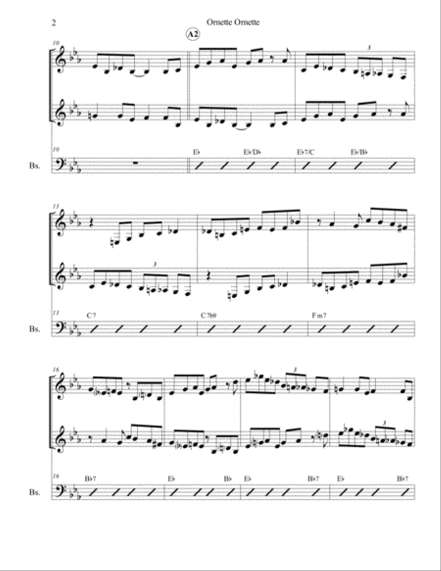 Ornette Ornette - Jazz Canon No. 4 image number null