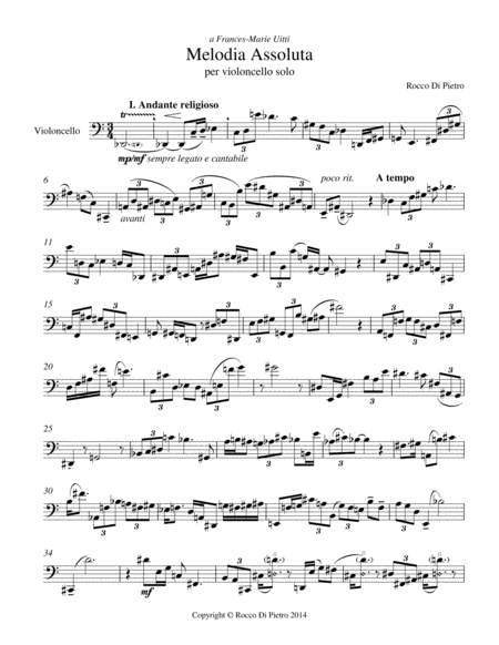 'Melodia Assoluta' (Absolute Melody)