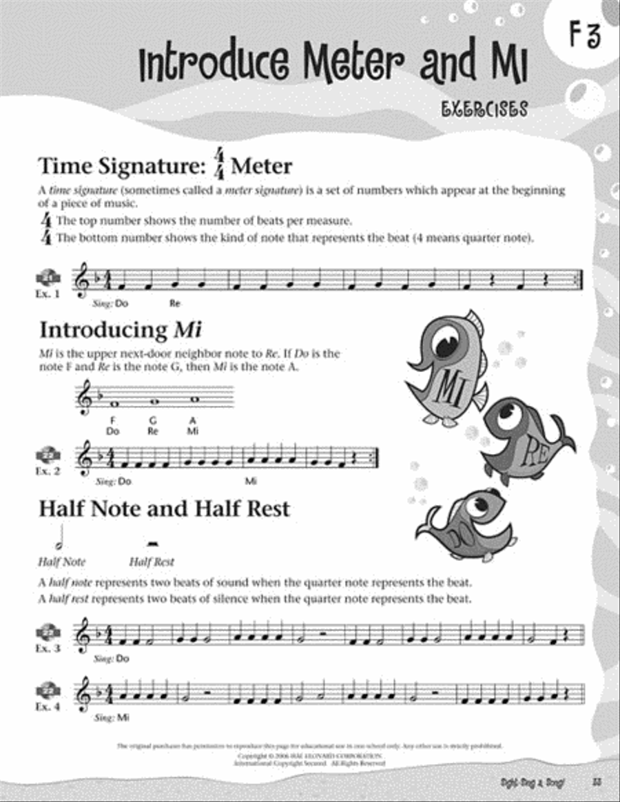 Sight-Sing a Song! (Set 1: Keys of C and F) Book and CD scores gallery preview page 5