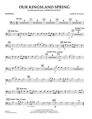 Our Kingsland Spring (Movement I of "Georgian Suite") - Trombone