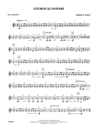 Liturgical Fanfare: 1st B-flat Clarinet