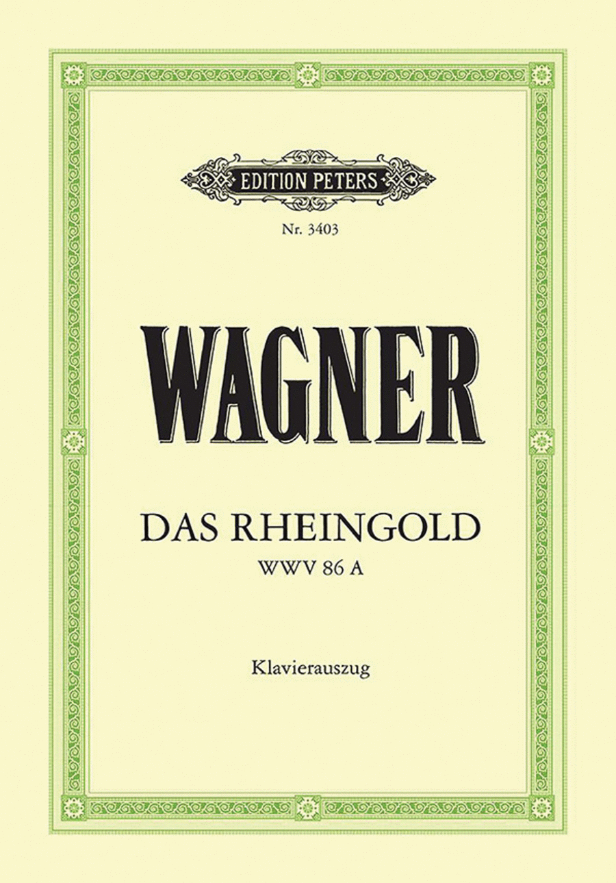 Das Rheingold WWV 86a (Vocal Score) Voice scores gallery preview page 1