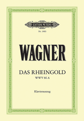 Book cover for Das Rheingold WWV 86a (Vocal Score)