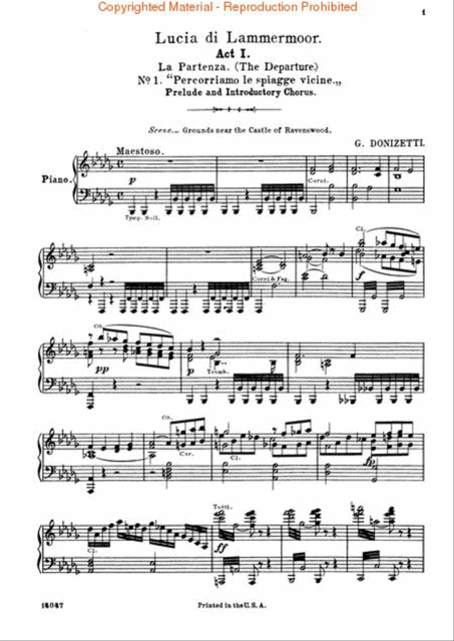 Lucia di Lammermoor Voice scores gallery preview page 2