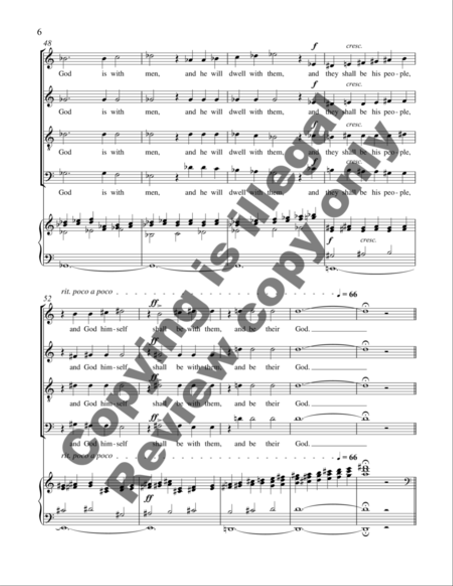 And I saw a new heaven SSATB scores gallery preview page 14