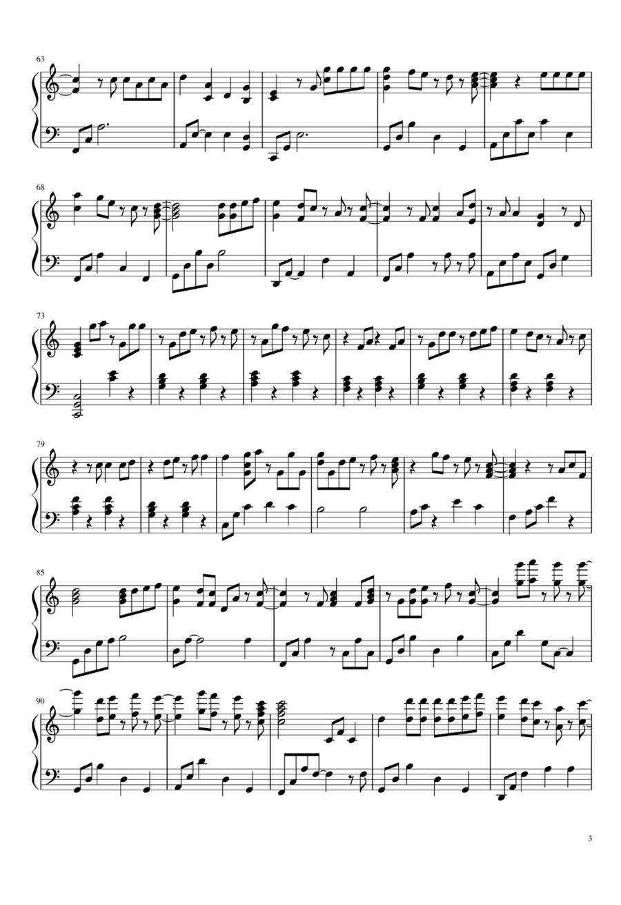 Forever Young Easy Piano scores gallery preview page 3