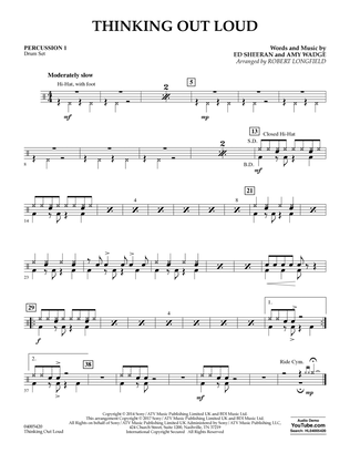 Thinking Out Loud - Percussion 1