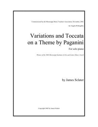 Variations and Toccata on a Theme by Paganini