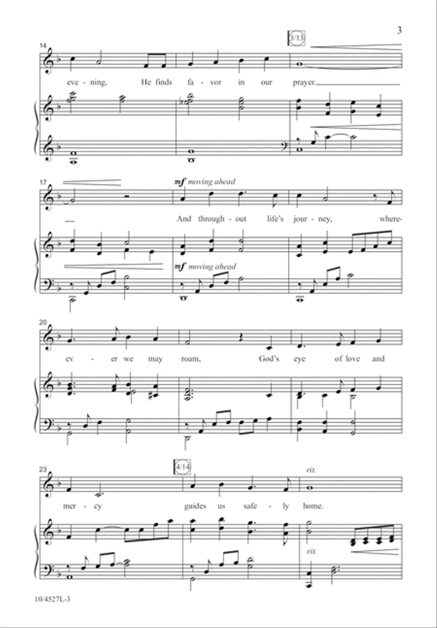 A Servant's Blessing A Servant's Blessing 4-Part scores gallery preview page 3