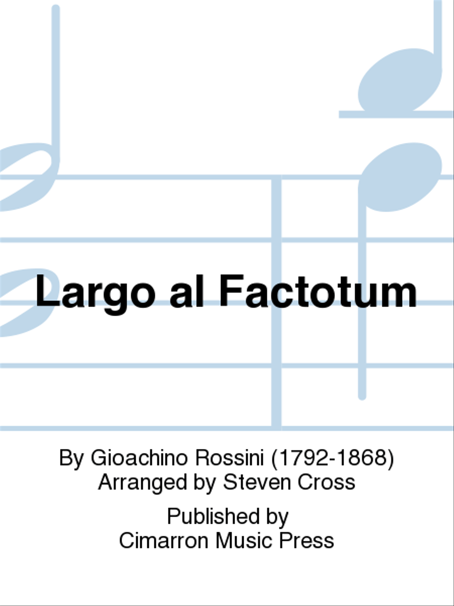 Largo al Factotum Euphonium scores gallery preview page 1