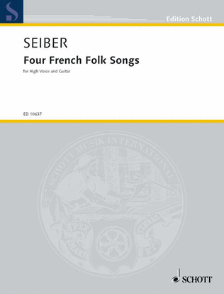 Book cover for Four French Folk Songs