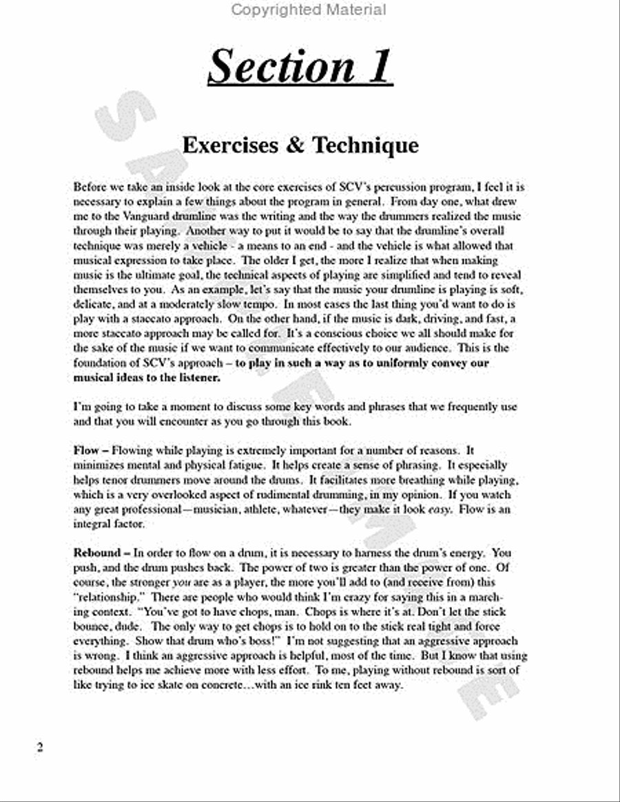 Fresh Perspectives for the Modern Drumline Percussion scores gallery preview page 5