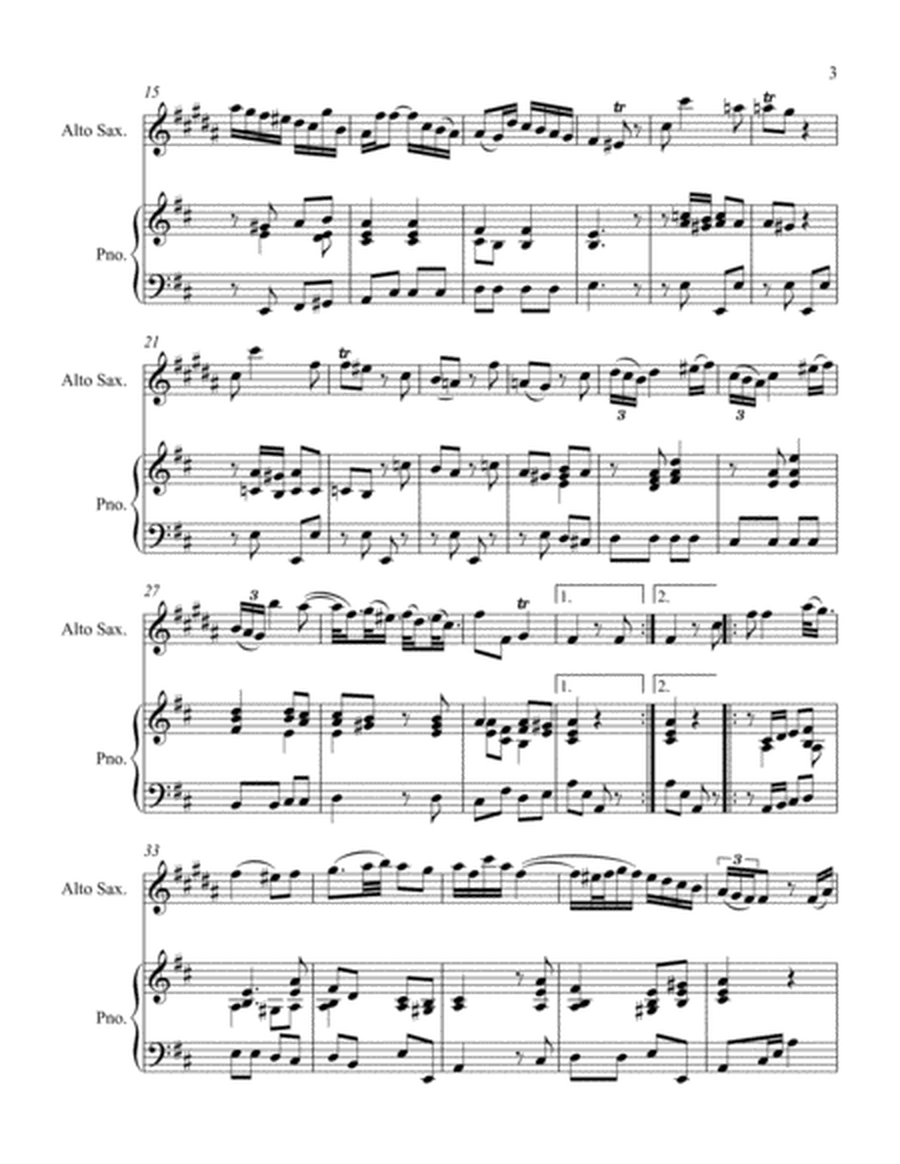 Alto Sonata in D II. Allegretto