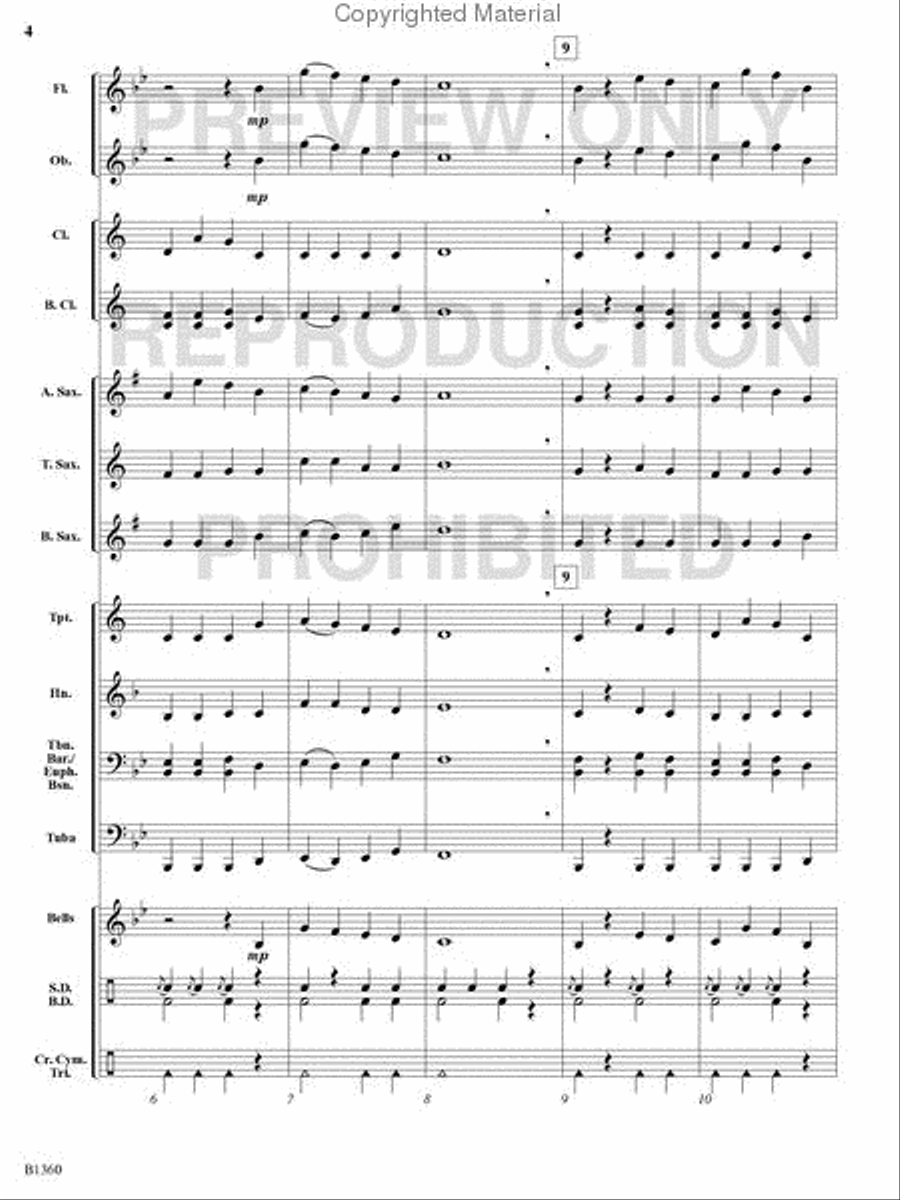 The Nutcracker Concert Band scores gallery preview page 3