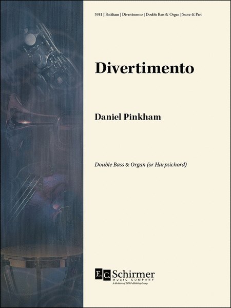 Divertimento for Double-Bass and Organ - score and part